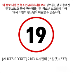 [ALICES SECRET] 2163 섹시팬티 (스칼렛) (Z77)