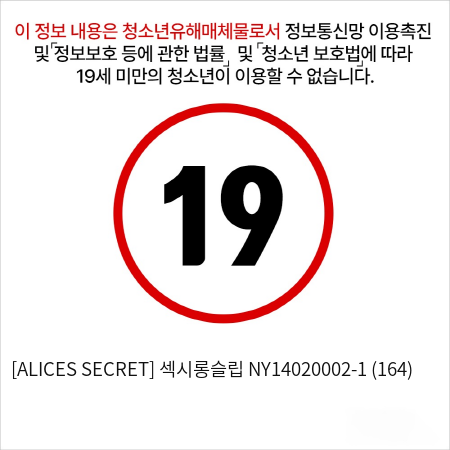 [ALICES SECRET] 섹시롱슬립 NY14020002-1 (164)