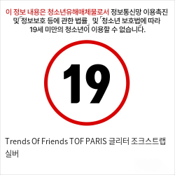 Trends Of Friends TOF PARIS 글리터 조크스트랩 실버